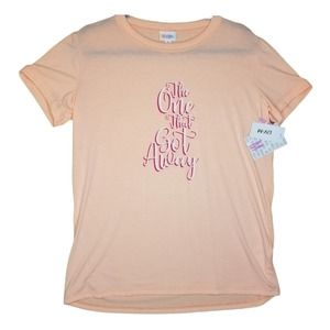 LuLaRoe Liv Top The One That Got Away Graphic Tee